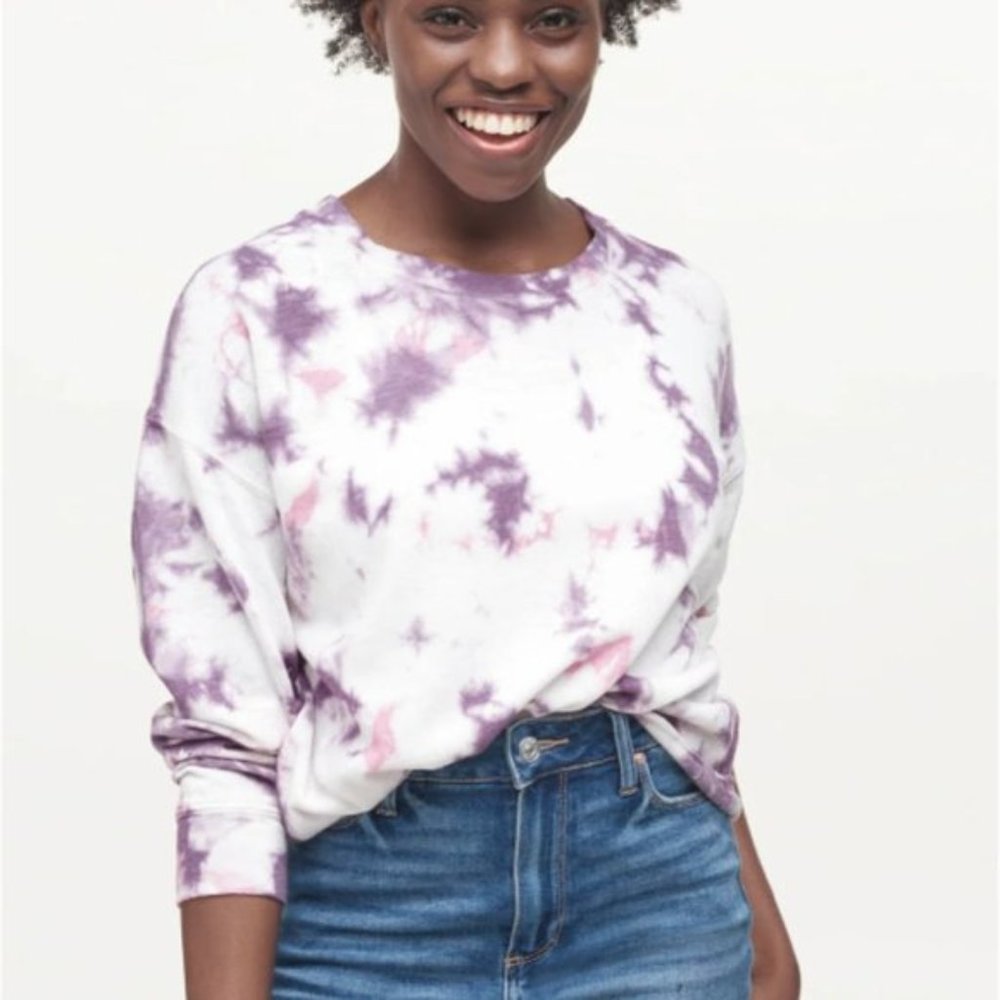 NWT Splendid Tie Dye Brushed Jersey Pullover
